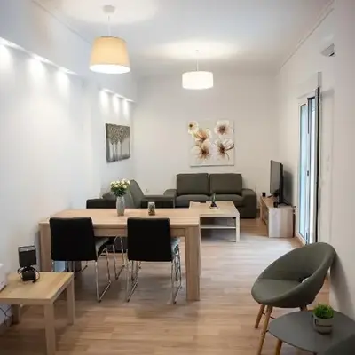Bright apartment 8min to metro station (KOL_25)