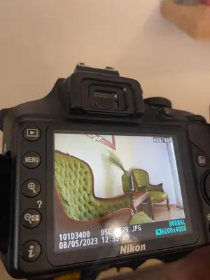 a camera with a picture of a chair on the screen at Cleo in Spáta