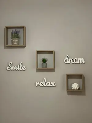 a wall with three pictures of plants in frames at Vivian modern apartment in Athens