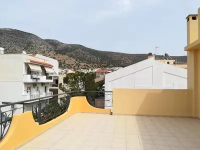 a view from the balcony of a building at GLYFADA APARTMENT 