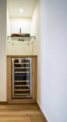 an oven in the middle of a room at Maxblue 2 in Piraeus