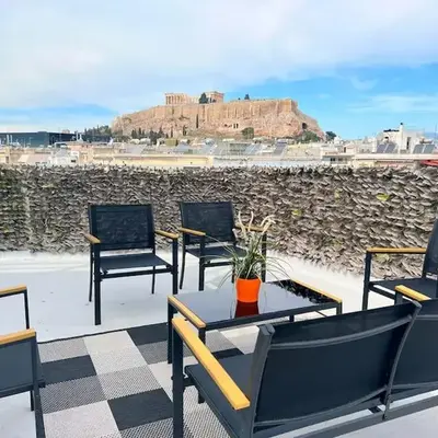 Minimal luxury 5BDR apt w/terrace AcropolisView