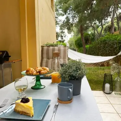 Garden Apartment with BBQ in the Athenian Riviera