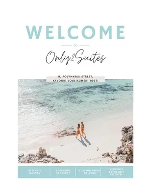 two girls walking on the beach at Only2Suites in Athens