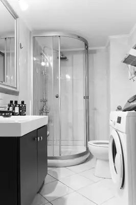 a bathroom with a shower and a toilet and a sink at Sympatico Central Apartment in Athens in Athens