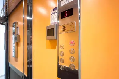 a machine on a subway train with the number four at Spacious Penthouse near Downtown in Athens
