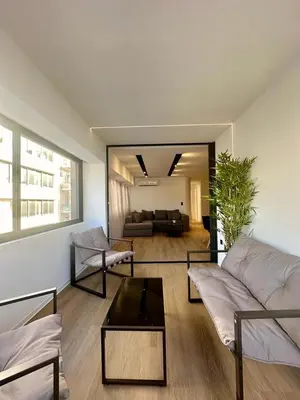 a living room with two couches and a couch at BlueMotion - CruiseHub 2B in Piraeus