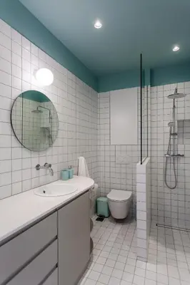 a bathroom with a sink and a toilet and a mirror at Heart of Athens - Hidden Gem - Elegant 2 Bedroom Flat in Athens