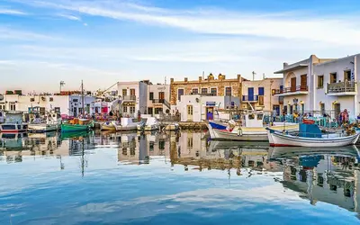 a group of boats are docked in a harbor at Exquisite Athens Apartment 1 Bedroom Apartment Metalicana Balcony in Athens