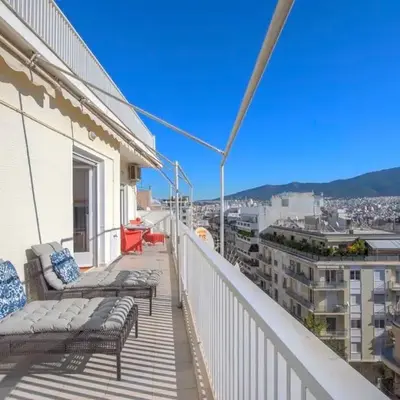 Beautiful 94 sq.m apartment with view over Athens