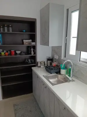 a kitchen with a sink and a counter top at Athens LUXURY STUDIO 1 in Athens