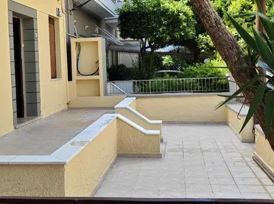 a set of stairs leading into a house at Star Hostel in Piraeus