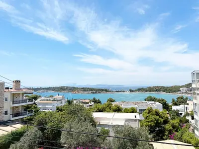 a view of the water from the apartment at Riviera View in Athens