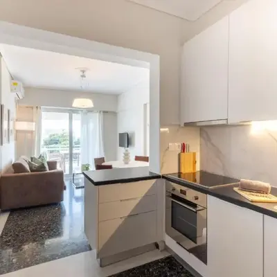 Luxury Beachfront Suite in Voula Premium 2-Bedroom Stay