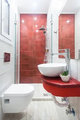 a bathroom with a white sink and a toilet at A comfortable small studio nearby Acropolis 202 in Athens