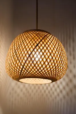 a light fixture hanging from a ceiling at Sandlight Apartment by A&D Properties in Porto Rafti