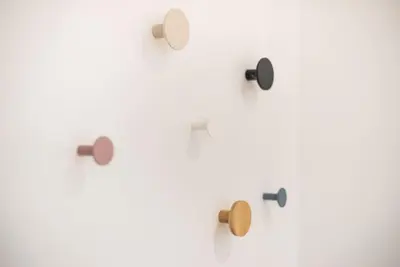a set of three shower fixtures on a wall at Acropolis Diamond in Athens