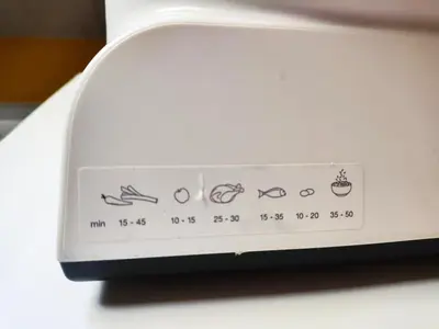 a close up of a toaster on a counter at Foothills loft in Keratea