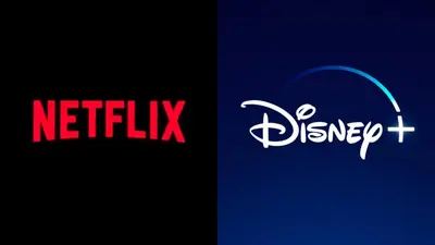 a logo for a netflix show and a disney channel at Emerald Stone Apartment Varkiza in Vari