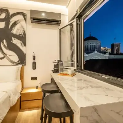 Athensis Acropolis View next to Ermou street!