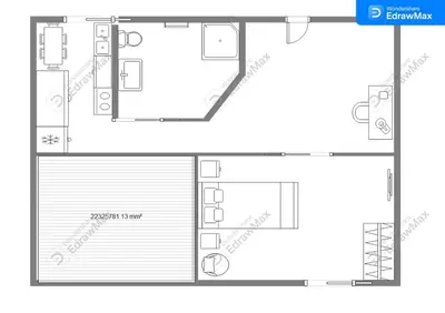 a floor plan of a house at Olga's Lovely Elia Apartment - Kaisariani in Athens