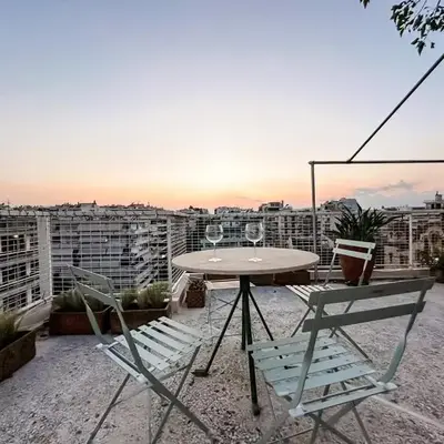 Beach rooftop Athens Riviera