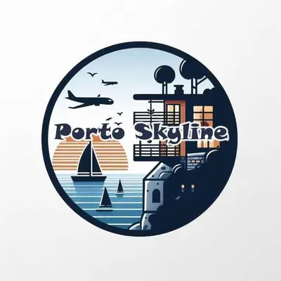 an illustration of the port of sylvania with a lighthouse at Porto SkyLine in Porto Rafti