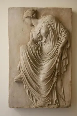 a statue of a woman in awrap in a museum at Stay at Premium Syntagma Location in Athens