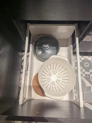 a close up of a white object in a machine at Apartment with a view in Athens in Athens