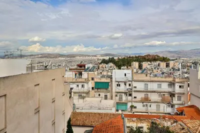 a view of a city with buildings at 2 BD Lycabettus Stylish Apartment by Live&Travel in Athens