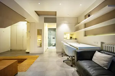 a living room with a couch and a table at Alia by GK Properties in Athens