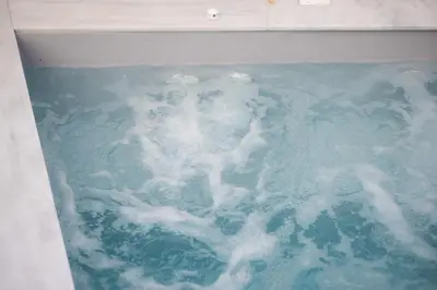 an aerial view of the ocean with clouds in the water at Villa Redi Relaxing Spa in Piraeus