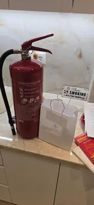 a fire hydrant sitting on top of a counter at central elegant apartment in koukaki,near acropoli in Athens