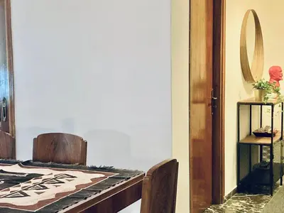 a room with a dressing table and a mirror at Kallithea Nest by Mancris in Athens