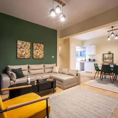 Spacious Rooftop Apt in Central Athens with Sunset Balcony