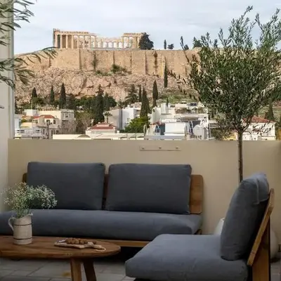 Elegant Skyline Penthouse Acropolis View 3BR 2BA