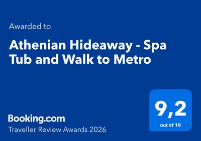 a screenshot of the athenian highaygra spa trip and walk to metro at Athenian Hideaway - Spa Tub and Walk to Metro in Athens