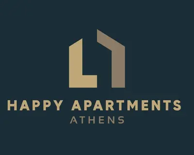 a logo with the letter k and happy arguments athens at Happy apartments 0 in Athens