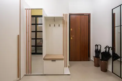 a room with a partition with a chair in it at Retro-Modern Echoes in Athens