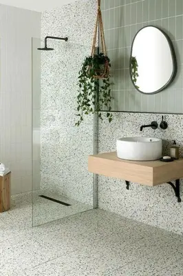 a bathroom with a sink and a mirror at Island Private Apartment in Athens