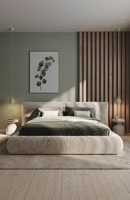 a bedroom with a large bed in a room at Island Private Apartment in Athens