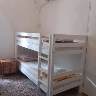 White Bunk Bed in dorm 5' from metro