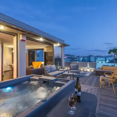 Acropolis View Luxe Penthouse with Outdoor Terrace HotTub