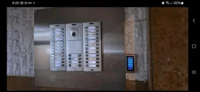 a bunch of remote controls attached to a wall at Easily accessible secure Ground floor with breakfast items in Athens