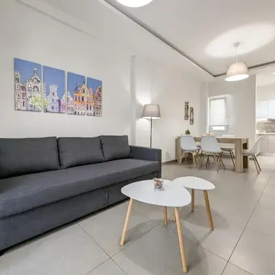Modern&Stylish 1BD apt next metro and Acropolis