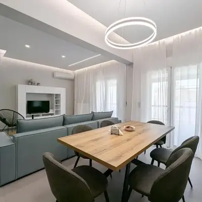 Acropolis view 3BD penthouse next to tram and port