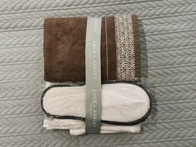 a close up of a white bag with two packs at Modern Bohemian Suites ATHENS -- AVM in Athens