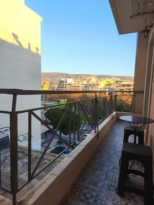 a balcony with a view of the city at Acropolis Sweet House 6 in Athens