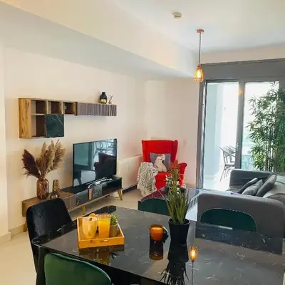 New Modern 2BD aprt with shared rooftop pool B2
