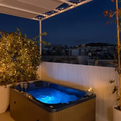 Aristotelus Studio Jacuzzi & Acropolis View